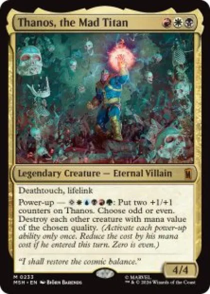 Thanos, the Mad Titan - Marvel Super Heroes