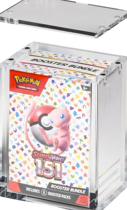 The Acrylic Box - Pokémon Booster Bundle Display Case