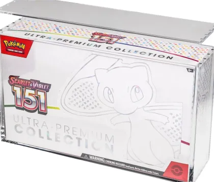 The Acrylic Box - Pokémon 151 Ultra Premium Collection Box Display Case (mew)