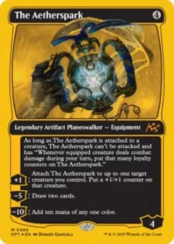The Aetherspark (#496) (first-place foil) - Aetherdrift First-Place Box Toppers