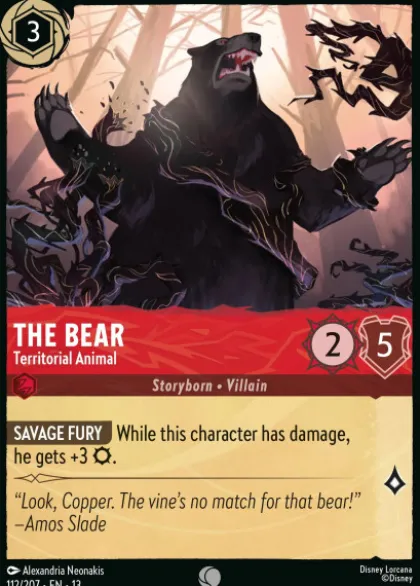The Bear, Territorial Animal - Attack of the Vine