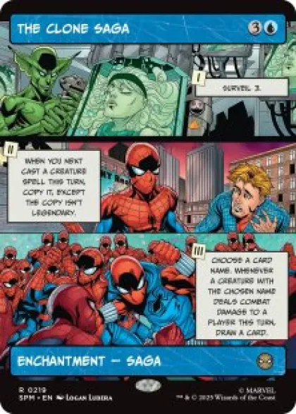 The Clone Saga (foil) (borderless) - Marvel's Spider-Man Varianten