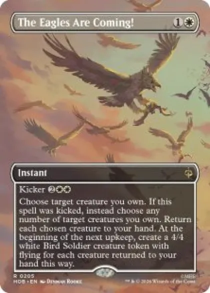 The Eagles Are Coming! (foil) (borderless) - The Hobbit Varianten