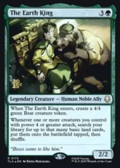 The Earth King (foil) - Avatar: The Last Airbender Prerelease Promo's
