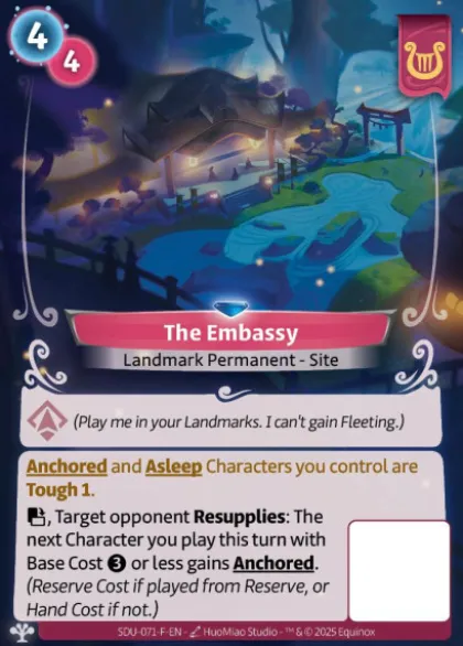 The Embassy (F) - Seeds of Unity