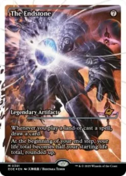 The Endstone (#391) (fracture foil) (showcase) - Edge of Eternities Varianten