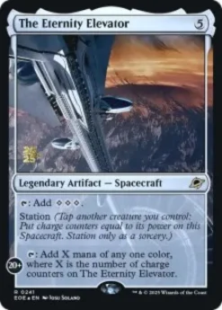 The Eternity Elevator (foil) - Edge of Eternities prerelease Promo's