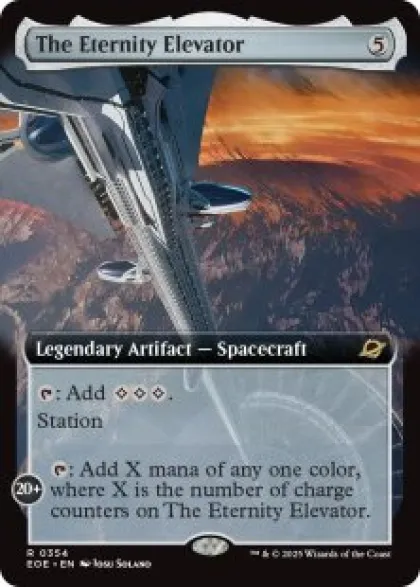 The Eternity Elevator (foil) (extended art) - Edge of Eternities Varianten