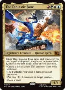 The Fantastic Four (foil) - Marvel Super Heroes Commander