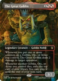 The Great Goblin (foil) (borderless) - The Hobbit Varianten