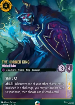 The Horned King, Wicked Ruler (foil) (borderless) - Whispers in the Well