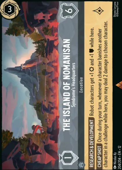 The Island of Nomanisan, Syndrome's Headquarters (foil) - Wilds Unknown