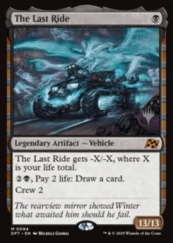 The Last Ride (foil) - Aetherdrift Planeswalker Stamped