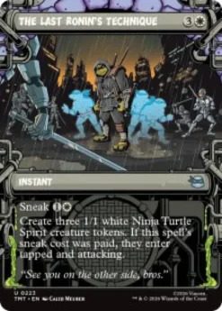The Last Ronin's Technique (showcase) - Teenage Mutant Ninja Turtles Varianten