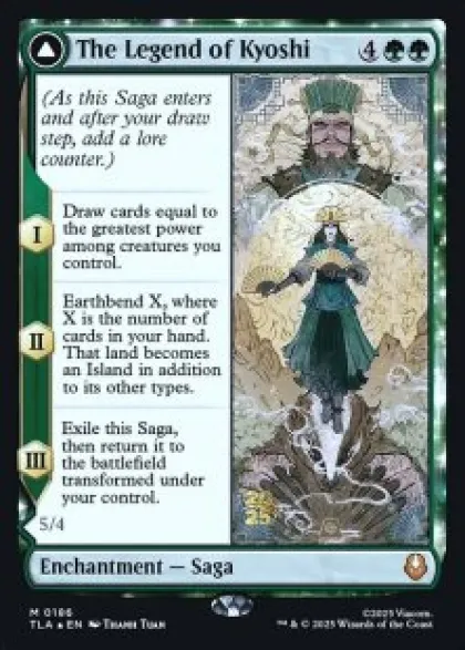 The Legend of Kyoshi (foil) - Avatar: The Last Airbender Prerelease Promo's