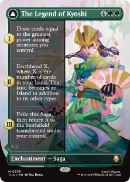 The Legend of Kyoshi (foil) (borderless) - Avatar: The Last Airbender Varianten