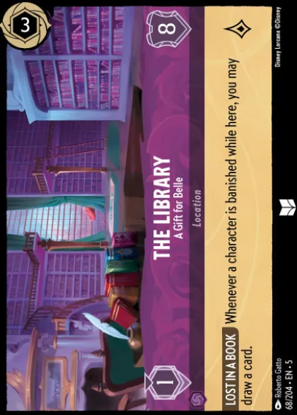 The Library, A Gift for Belle (foil) - Shimmering Skies
