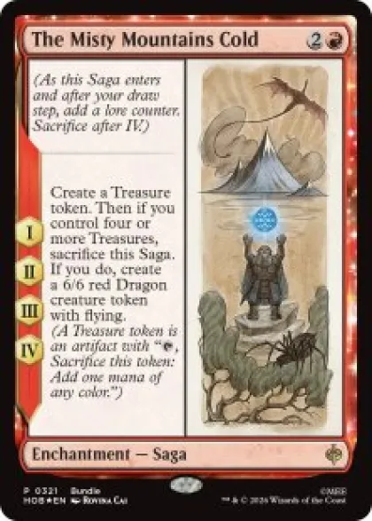 The Misty Mountains Cold (foil) - The Hobbit Promo's