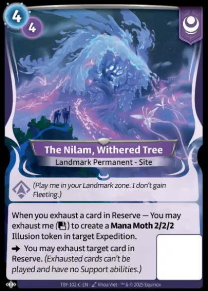 The Nilam, Withered Tree (C) - Altered Trial by Frost
