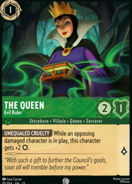The Queen, Evil Ruler (foil) - Wilds Unknown