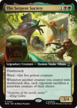 The Serpent Society (foil) (extended art) - Marvel Super Heroes Varianten