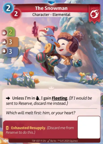 The Snowman (F) - Altered Trial by Frost