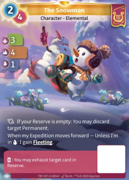 The Snowman (U-18047) - Altered Trial by Frost