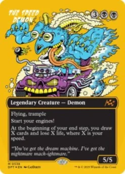 The Speed Demon (#538) (first-place foil) (borderless) - Aetherdrift First-Place Box Toppers