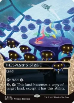 Thespian's Stage (#44) (foil) (borderless) - Edge of Eternities Stellar Sights