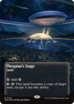 Thespian's Stage (#179) (galaxy foil) (borderless) - Edge of Eternities Stellar Sights