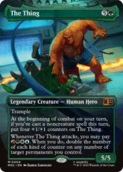 The Thing (#4) (foil) (borderless) - Marvel Super Heroes Commander