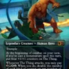 The Thing (#878) (surge foil) (borderless) - Marvel Super Heroes Commander