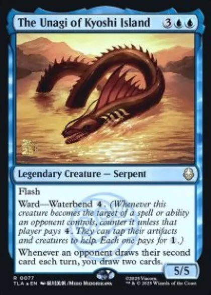 The Unagi of Kyoshi Island (foil) - Avatar: The Last Airbender Prerelease Promo's