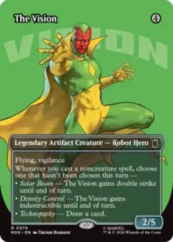 The Vision (foil) (borderless) - Marvel Super Heroes Varianten