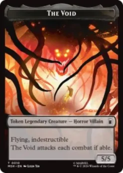 The Void token (foil) (5/5) - Marvel Super Heroes