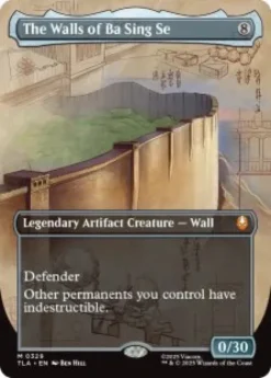 The Walls of Ba Sing Se (foil) (borderless) - Avatar: The Last Airbender Varianten