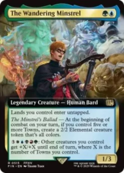 The Wandering Minstrel (#515) (foil) (extended art) - Final Fantasy Varianten