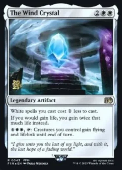 The Wind Crystal (foil) - Final Fantasy Prerelease Promo's