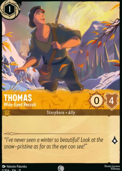 Thomas, Wide-Eyed Recruit (foil) - Winterspell