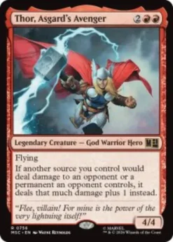 Thor, Asgard's Avenger (#756) (foil) - Marvel Super Heroes Commander