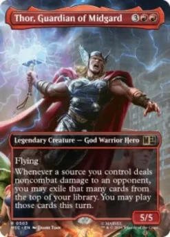 Thor, Guardian of Midgard (borderless) - Marvel Super Heroes Commander Varianten
