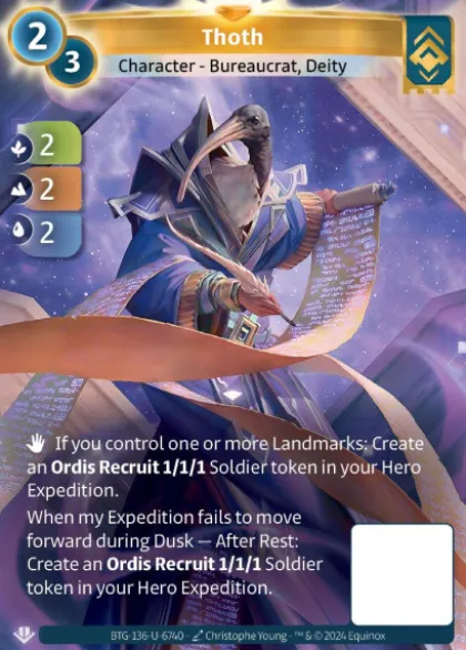 Thoth (U-6740) - Altered Non-Kickstarter Uniques