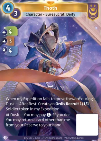Thoth (U-6233) - Altered Non-Kickstarter Uniques