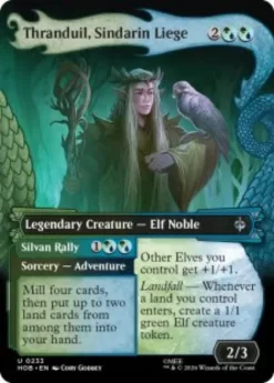 Thranduil, Sindarin Liege (#233) (foil) (borderless) - The Hobbit Varianten