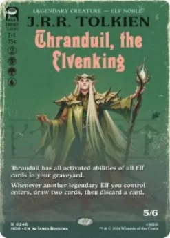 Thranduil, the Elvenking (#246) (foil) (borderless) - The Hobbit Varianten
