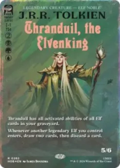 Thranduil, the Elvenking (#282) (surge foil) (borderless) - The Hobbit Varianten