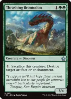 Thrashing Brontodon - Foundations Commander Decks