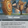 Three Arrows (foil) (borderless) - Wilds Unknown