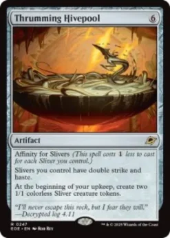 Thrumming Hivepool (foil) - Edge of Eternities