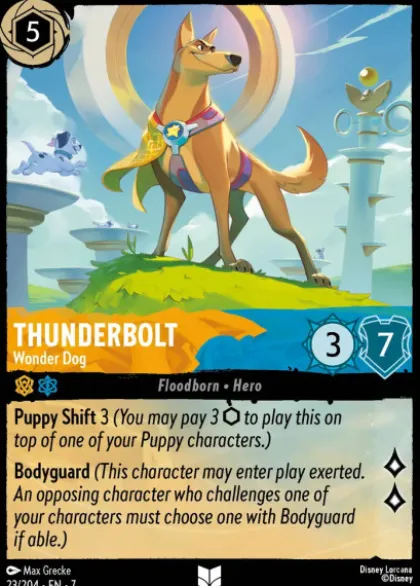 Thunderbolt, Wonder Dog (foil) - Archazia's island